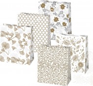 Papírová taška PM T4 sestava 106 s brokátem