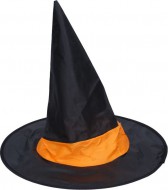 Klobouk čarodějnický černý 32 cm