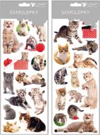 Samolepky kočky 30x12 cm