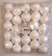 Polystyrenové koule 5cm, 25ks - zvětšit obrázek
