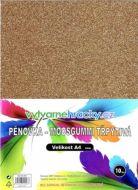 Zlatá třpytivá pěnovka - 10 ks, Rose gold, A4 - cca 2 mm - zvětšit obrázek