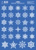 Okenní folie Sněhové vločky 885