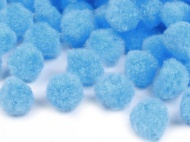 Kuličky POMPOM modré - zvětšit obrázek