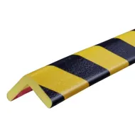 Černo-žlutá pěnová ochrana rohů zdí, stěn (L-profil) - 100 x 4,5 x 1 cm