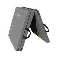 Šedá skládací žíněnka MASTER - 180 x 60 x 5 cm