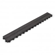 Hnědá plastová terasová dlažba Linea Woodenlike - 116,5 x 14,3 x 2,5 cm - zvětšit obrázek