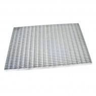 Kovová venkovní čistící vstupní rohož FLOMA Grid - 40 x 60 x 3 cm - zvětšit obrázek