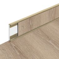 PVC vinylová soklová podlahová lišta Fortelock Business Tyrolean oak W001 beige - 200 x 5,