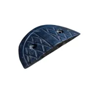 Černý plastový koncový zpomalovací práh SB-09 - 33 x 17 x 4 cm