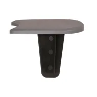 Šedý plastový zahradní obrubník GC45 - 382,7 x 11,5 cm