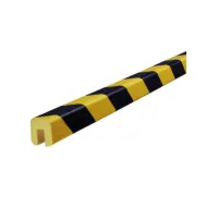 Černo-žlutá pěnová ochrana rohů zdí, stěn (U-profil) - 100 x 2,6 x 3 cm