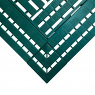 Zelená protiskluzová průmyslová rohož WORK-DECK - 60 x 120 x 2,5 cm