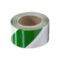 Bílo-zelená vytyčovací páska - 250 m x 7,5 cm