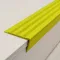 Žlutá plastová PVC protiskluzová schodová hrana F4