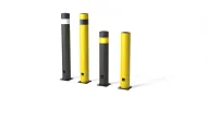 Žlutý ochranný flexibilní sloupek LIGHT - 12,5 x 100 cm