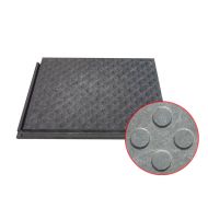 PVC vinylová zátěžová podlahová deska FLOMA RePVC T603 - 80 x 60 x 4,3 cm