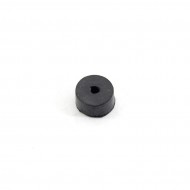 Černý gumový válcový doraz s dírou pro šroub FLOMA - průměr 2 cm x 1 cm - zvětšit obrázek