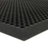 Černá gumová venkovní vstupní rohož s obvodovou hranou Octomat Mini - 120 x 180 x 1,2 cm