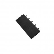 Černá gumová náběhová hrana samec pro rohože Tough - 48 x 18 x 2 cm - zvětšit obrázek