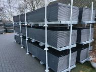 Ocelový pozinkovaný přepravní box pro pojezdové desky - 200 x 100 cm