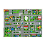 Dětský hrací koberec FLOMA City - 150 x 100 x 0,5 cm