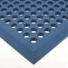 Modrá olejivzdorná protiskluzová protiúnavová průmyslová rohož - 150 x 90 x 1,2 cm