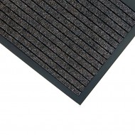 Hnědá textilní vstupní rohož Popular - délka 100 cm a šířka 150 cm - zvětšit obrázek