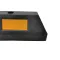 Černo-žlutý gumový modulární parkovací doraz - 122
