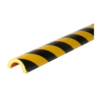 Černo-žlutá pěnová reflexní ochrana kabelů, potrubí, kanálů typ R50 - 7 x 100 cm