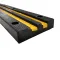 Černo-žlutý gumový parkovací doraz na rampu - 100 