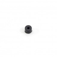 Černý gumový válcový doraz s dírou pro šroub FLOMA - průměr 1,2 cm x 0,8 cm - zvětšit obrázek
