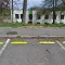 Žlutý plastový parkovací doraz Carstop - 78 x 10 x