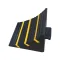 Černo-žlutý gumový zakládací klín pod kola FLOMA W