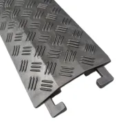 Černý plastový kabelový most (1x40x15) FLOMA CPR44 - 100 x 13 x 2 cm