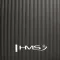 Černá podložka pro jógu HMS YM07 - 183 x 61 cm a t