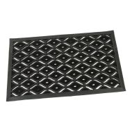 Gumová čistící kartáčová vstupní rohož Fingerdrop - 75 x 45 x 1,2 cm