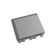 Šedý PVC vinylový rohový nájezd typ A Fortelock Invisible 2036 (hadí kůže) - 14,5 x 14,5 x