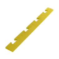 Žlutý plastový PVC nájezd samice pro dlažby Tenax (bubbles) - 48 x 5,1 x 0,8 cm