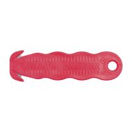 Červený plastový bezpečnostní jednorázový nůž KLEVER Kutter