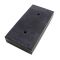 Černý gumový doraz na rampu FLOMA - 50 x 25 cm a t