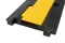 Černo-žlutý gumový kabelový most s víkem - 100 x 2