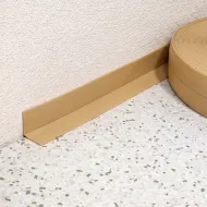 Hnědá plastová PVC soklová lišta F852 - 40 m x 3 cm x 3 cm