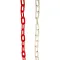 Bílo-červený plastový vymezovací řetěz FLOMA TC20 