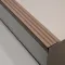 Hnědá plastová PVC protiskluzová schodová hrana F5