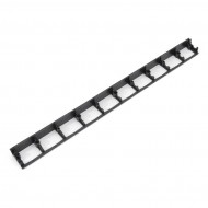 Černý plastový skrytý zahradní obrubník FLOMA Stella Bord - 100 x 8 x 4,5 cm