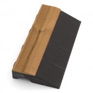 Dřevěný nájezd samec pro terasovou dlažbu Linea Combi-Wood - 40 x 19,5 x 6,5 cm - zvětšit obrázek
