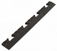 Černý (PVC) vinylový nájezd samice pro dlaždice Tenax - 48 x 5,1 x 0,8 cm