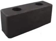 Gumový doraz na kamion - 12,5 x 4,3 x 5 cm