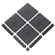 Černá bazénová rohož (dlaždice) Lok-Tyle - 30,5 x 30,5 x 1,43 cm - zvětšit obrázek