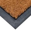 Hnědá kokosová vnitřní venkovní čistící vstupní rohož FLOMA Natural Coco - 300 x 150 x 1,7